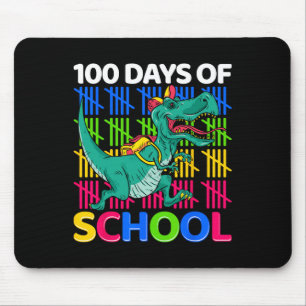 Days Of School Fun Dinosaur Teachers Kids Novelty  Mouse Pad