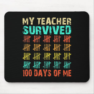 Days Of School Kids 100th Day Of School Costume 3 Mouse Pad