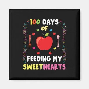 Days Of School Lunch Lady Quote For Lunch Lady Caf Magnet