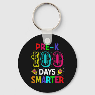 Days Of School Pre-k Smarter Teacher Student  Key Ring