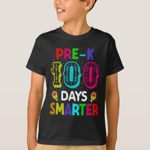 Days Of School Pre-k Smarter Teacher Student T-Shirt