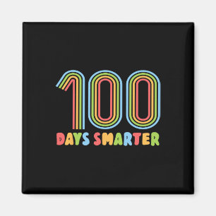 Days Of School Rainbow 100 Days Smarter Teacher Ki Magnet