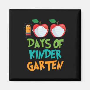 Days Of School Remote Virtual Teacher Student  Magnet