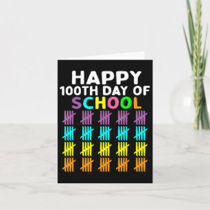 Days Of School Student Teacher Men Women Kids Teen Card