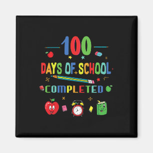Days Of School Teacher And Student 1 Magnet