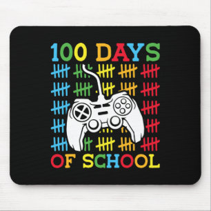 Days Of School Video Games Controller Gaming Kids Mouse Pad