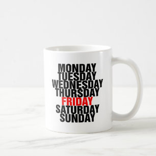 Days of the Week Coffee Mug