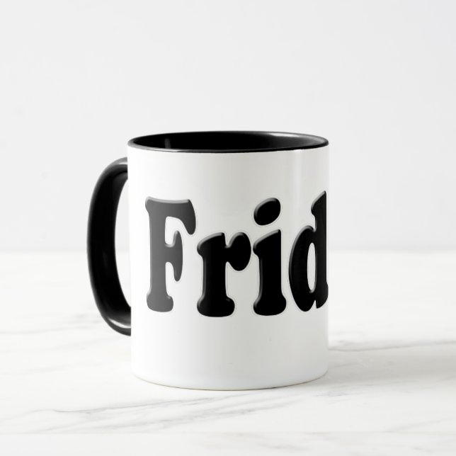 Days of the Week - Friday Mug (Front Left)
