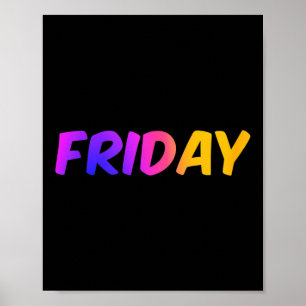 Days Of The Week Group Easy Dress Up Costume Frida Poster