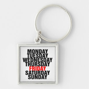 Days of the Week Key Ring