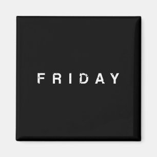 Days Of The Week Monday Tuesday Wednesday Thursday Magnet