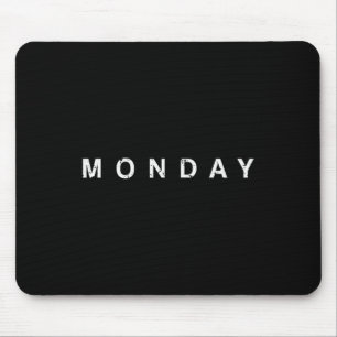 Days Of The Week Monday Tuesday Wednesday Thursday Mouse Pad