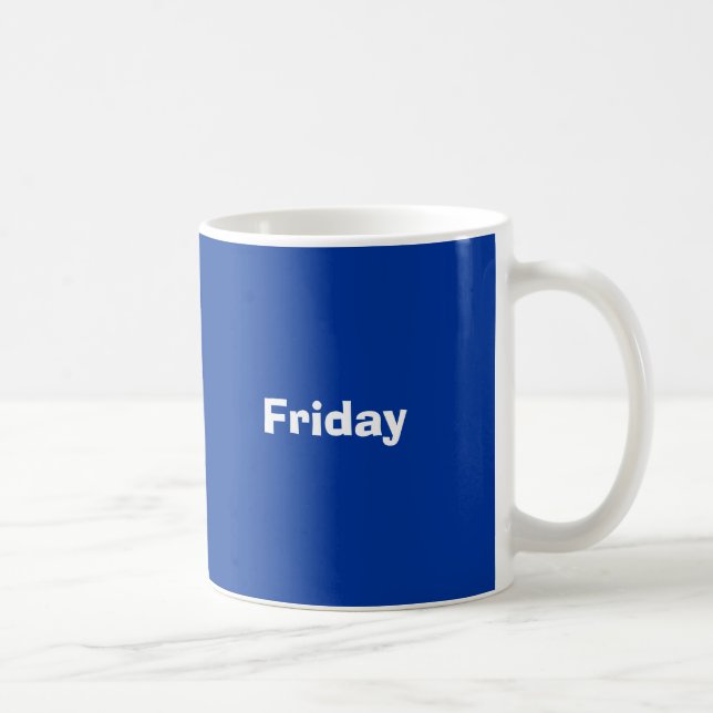Days of the week mugs (Right)