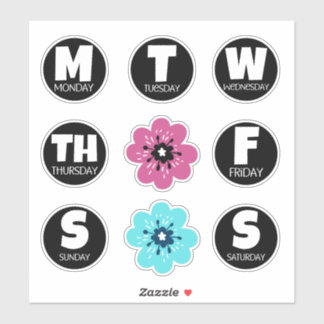 Days of Week Sticker Pack 
