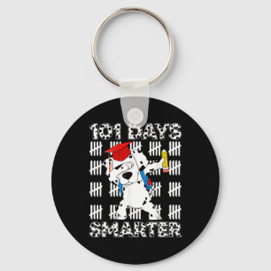 Days Smarter Happy 100th Day Of School 100 For Boy Key Ring