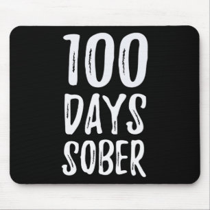 Days Sober Congratulations Sobriety Mouse Pad