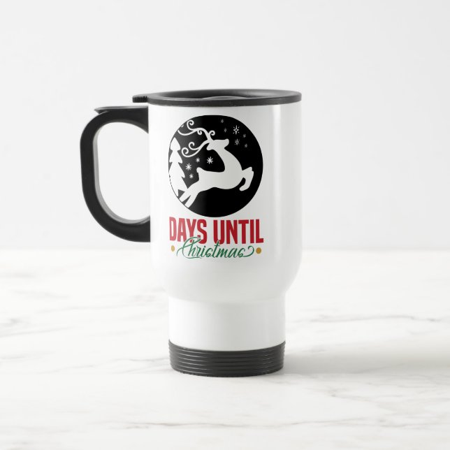 Days Until Christmas-14531 Travel Mug (Left)