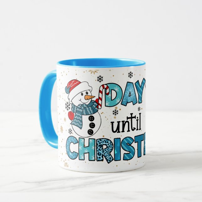 Days Until Christmas Customise Mug (Front Left)