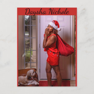 Daysha Nichole, Miss Santa, postcard