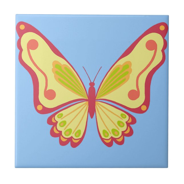 Daytime Butterfly Tile (Front)