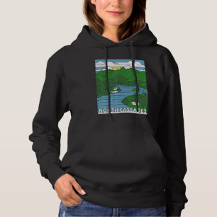Daytime Retro North Cascades National Park Colorad Hoodie