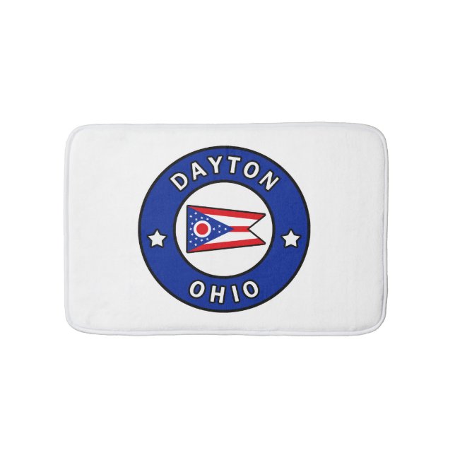 Dayton Ohio Bath Mat (Front)