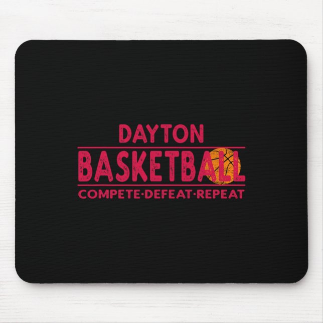 Dayton Sketll - Compete Defeat Repeat  Mouse Pad (Front)