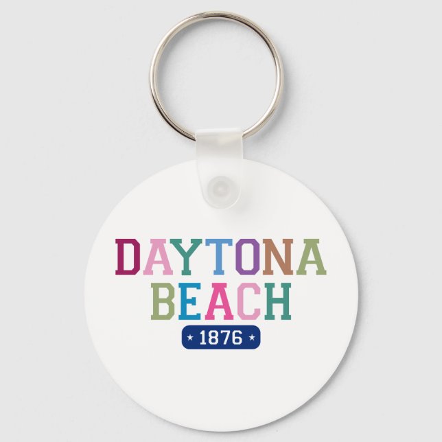 Daytona Beach 1876 Key Ring (Front)
