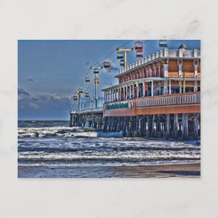 Daytona Beach FL Pier Postcard