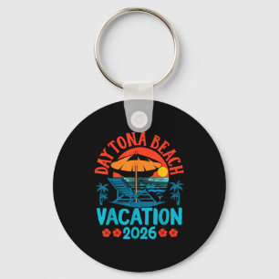 Daytona Beach Florida 2026 Family Vacation Summer  Key Ring