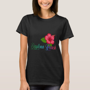 Daytona Beach Florida Hibiscus Flower  T-Shirt