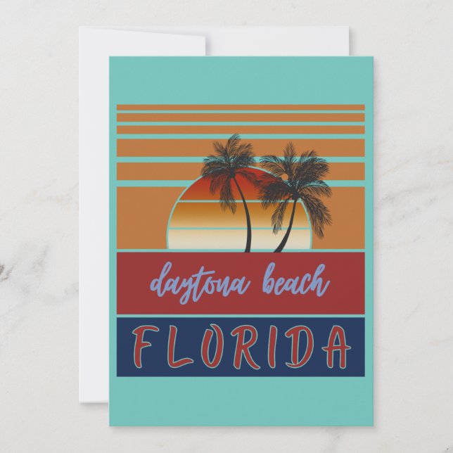 daytona beach florida   invitation (Front)