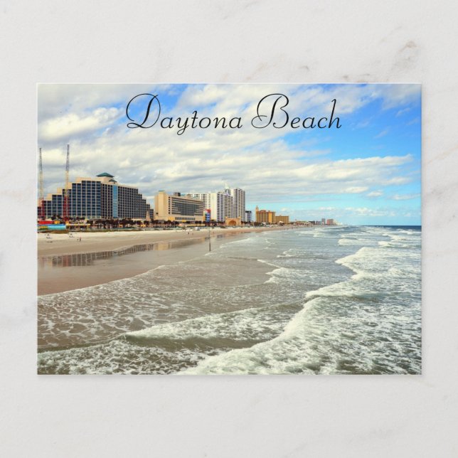 Daytona Beach Florida Photograph Postcard Keepsake (Front)