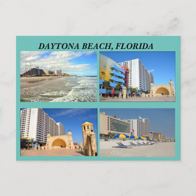 Daytona Beach Florida Postcard (Front)