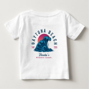 DAYTONA BEACH FLORIDA SUMMER WAVES VACATION BABY T-Shirt