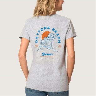 DAYTONA BEACH FLORIDA SUMMER WAVES VACATION T-Shirt
