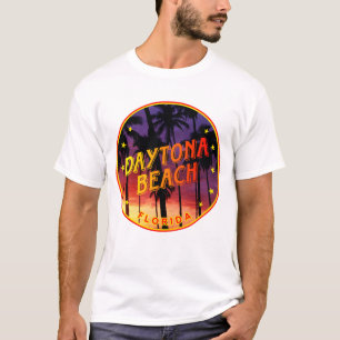 Daytona Beach, Florida Sunset Palmtrees T-Shirt