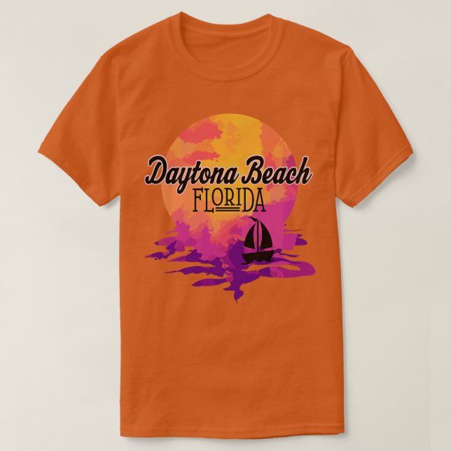 Daytona Beach Florida T-Shirt (Design Front)