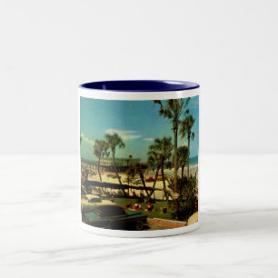 Daytona Beach, Florida Vintage Two-Tone Coffee Mug