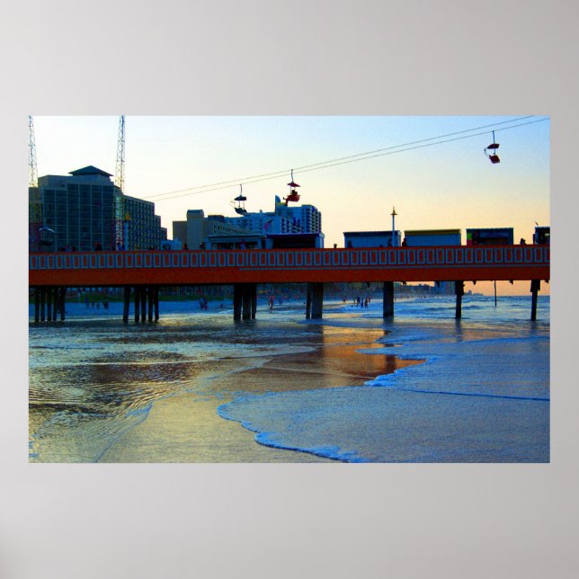 Daytona Beach Oceanfront II Poster (Front)