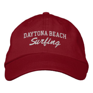 Daytona Beach Surfing Embroidered Baseball Hat
