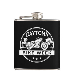 Daytona Bike Week Motorbike Hip Flask