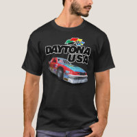 Daytona USA Distressed Car Logo Classic T-Shirt