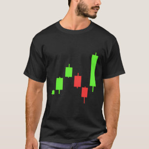 Daytrading Candlestick Fx Forex Pips For Traders T-Shirt
