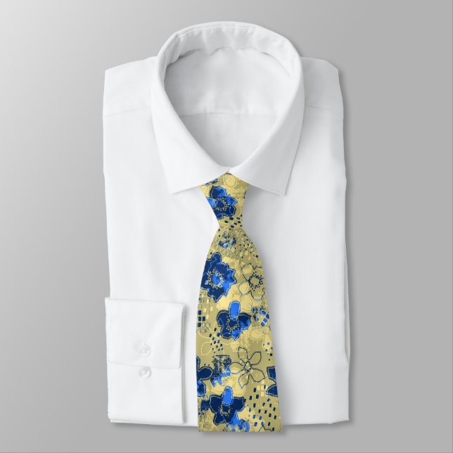 Daytrip Floral Vintage Two-sided Tie (Tied)
