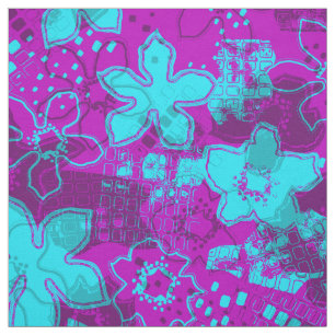 Daytrip Retro Psychedelic Floral Fabric