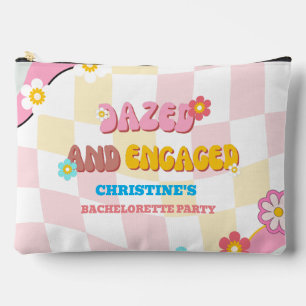 Dazed and Engaged Bachelorette Party 70s Theme  Accessory Pouch