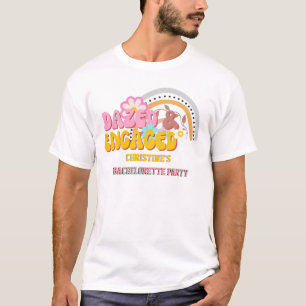 Dazed And Engaged Bachelorette Party Decor 70'S T-Shirt