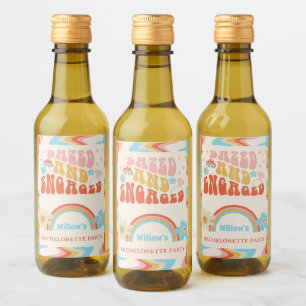 Dazed And Engaged Bachelorette Party Favour Wine Label