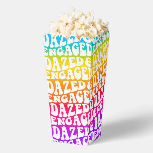 Dazed Engaged Colourful Gradient  Favour Box